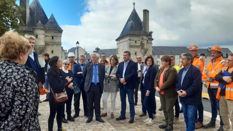 Travaux à Châtellerault sur le pont Henri IV