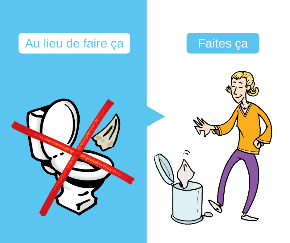 Ne jetez pas tout dans les toilettes ! Eaux de Vienne