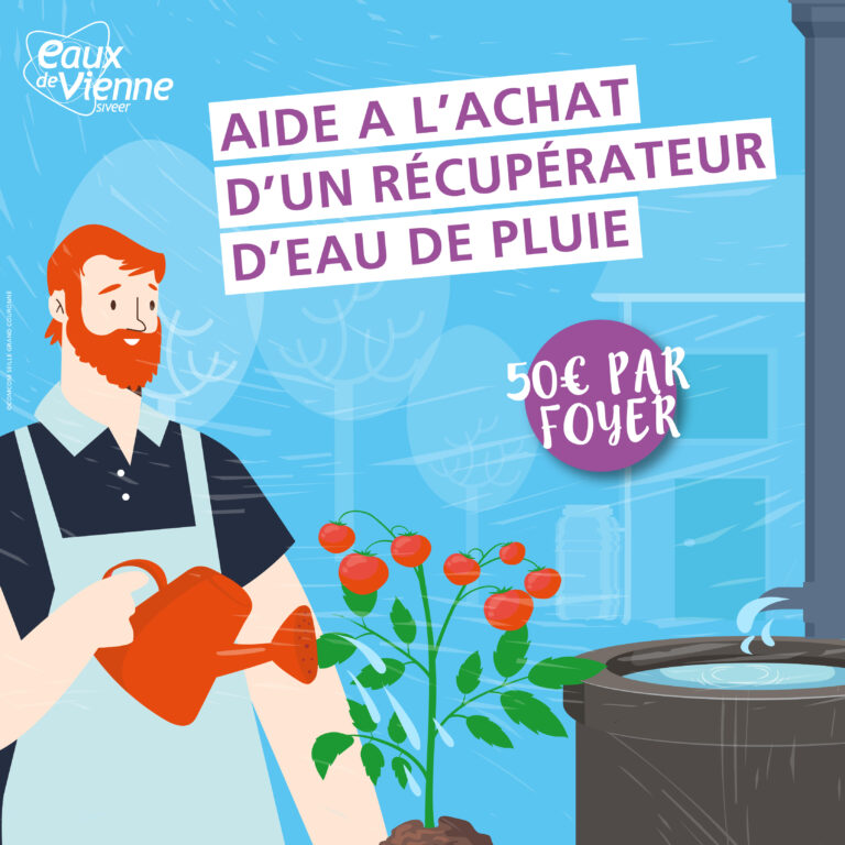 Aide à l’achat d’un récupérateur d’eau de pluie (Fin des demandes de subventions)